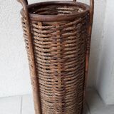 Porte parapluie rotin