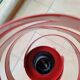 Red spiral suspension