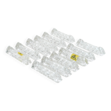Set of 12 crystal knife rests, 1950