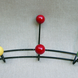 Coat rack balls vintage