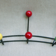 Coat rack balls vintage