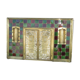 Firewall tiled fireplace plate
