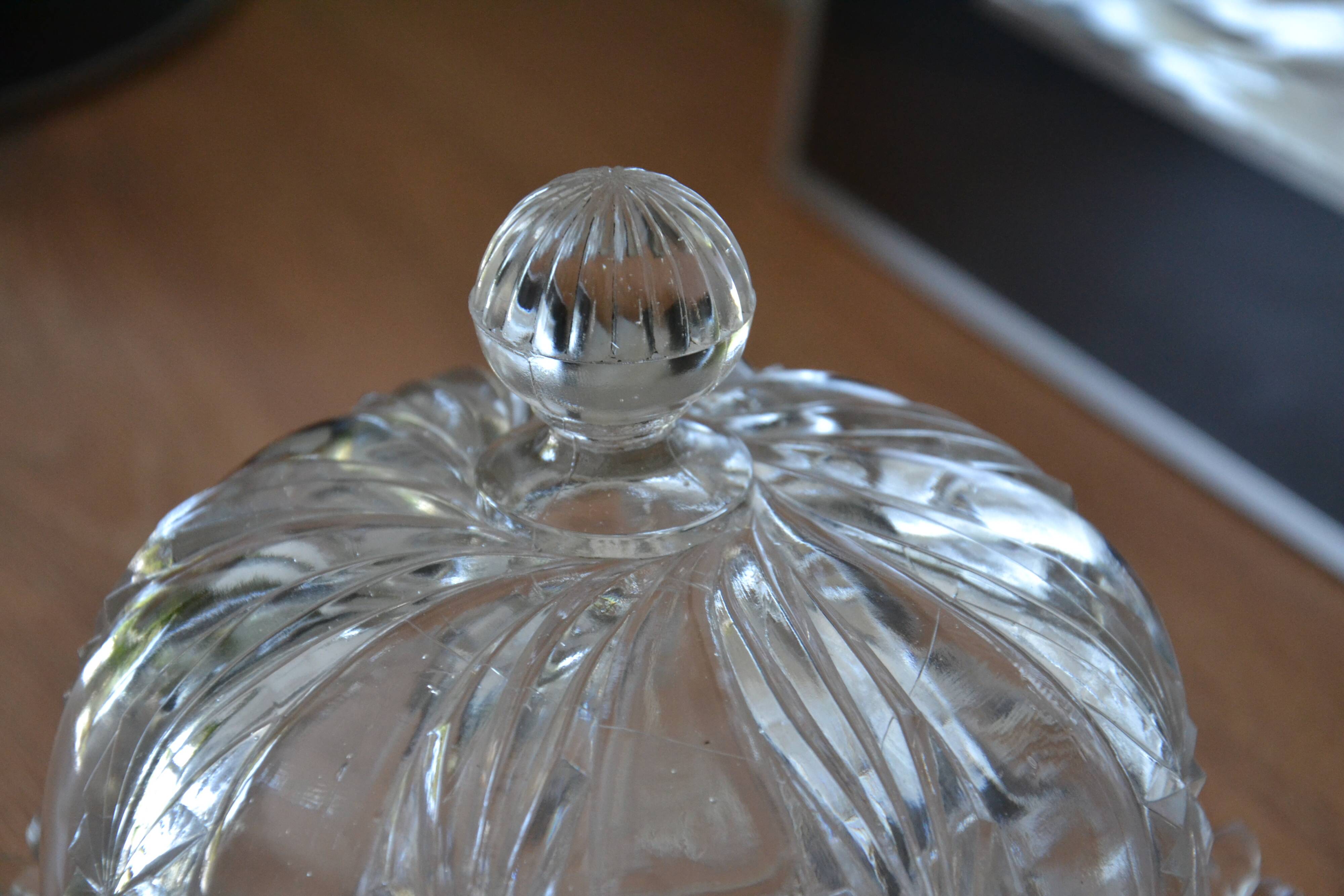 Cloche en cristal Val St Lambert