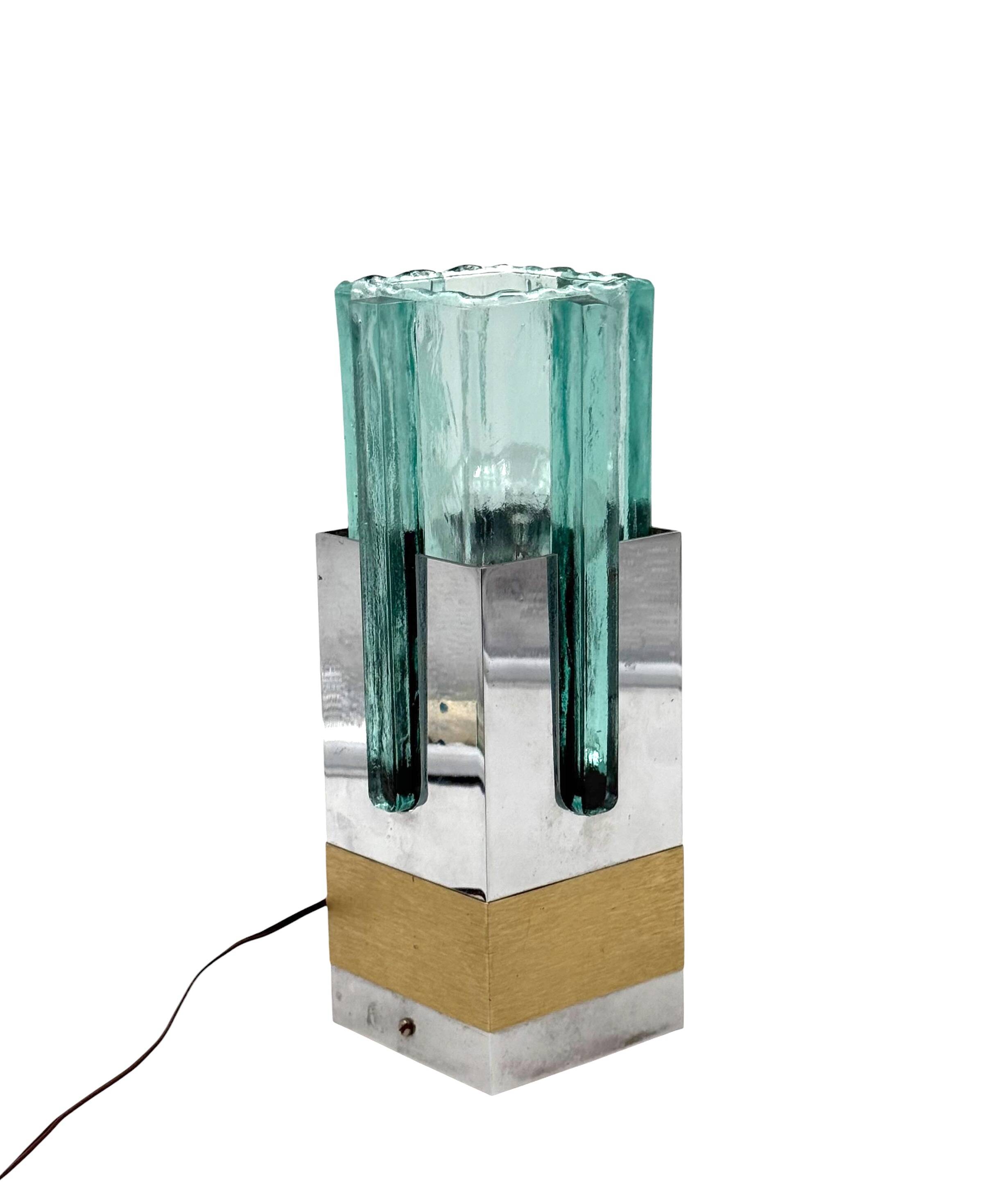 Hollywood regency table lamp,  Italy 1970s