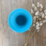 Pair of turquoise blue opaline vases