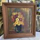 Oil on panel bouquet