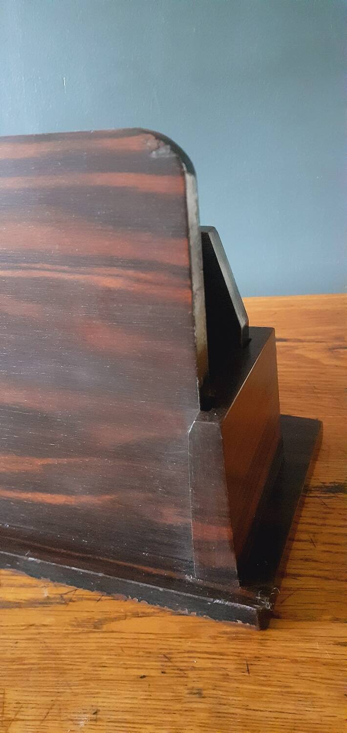 Art Deco Mail Rack 1930 Macassar ebony