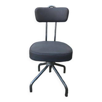 Fauteuil chaise de travail vintage indus modèle « NORI » de 1950/60