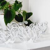 Set of 8 swan knife holders