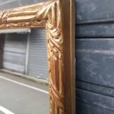 Golden mirror in louis xv style