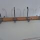 Coat rack wood and metal