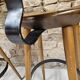 Lot de 3 tabourets de bar 1970 vintage