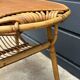 Table basse en rotin