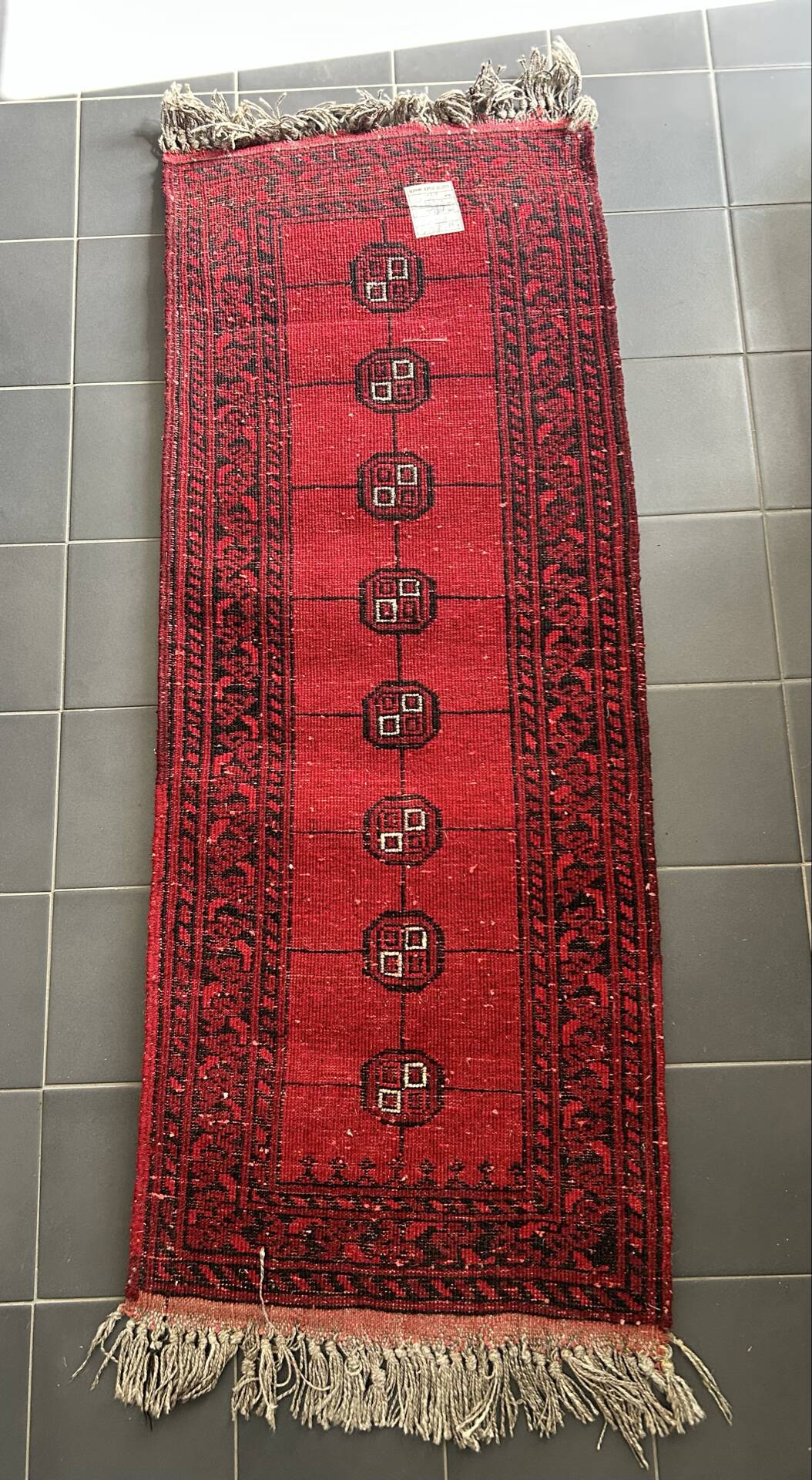 Uzbek hallway carpet from Bukhara 55x140
