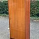 Vintage bonnet cabinet with drawer and shelves