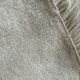 Grand tapis en laine naturelle shaggy / flokati tissé à la main blanc cassé