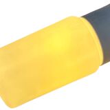 Vintage White Porcelain Wall Light with Milk Glass, 1970s