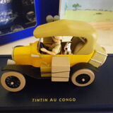 Lot of 5 Tintin collection cars, 1/43rd, original cases