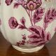 Paire de vases motif chinois rose porcelaine italienne annees 70 signes fg