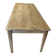 French solid oak farmhouse table 239x89 Raw patinated