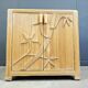 Vintage tropical split reed cabinet, 1970s