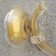 Pair of mid-century Murano glass tassel sconces, Treviso, Italy