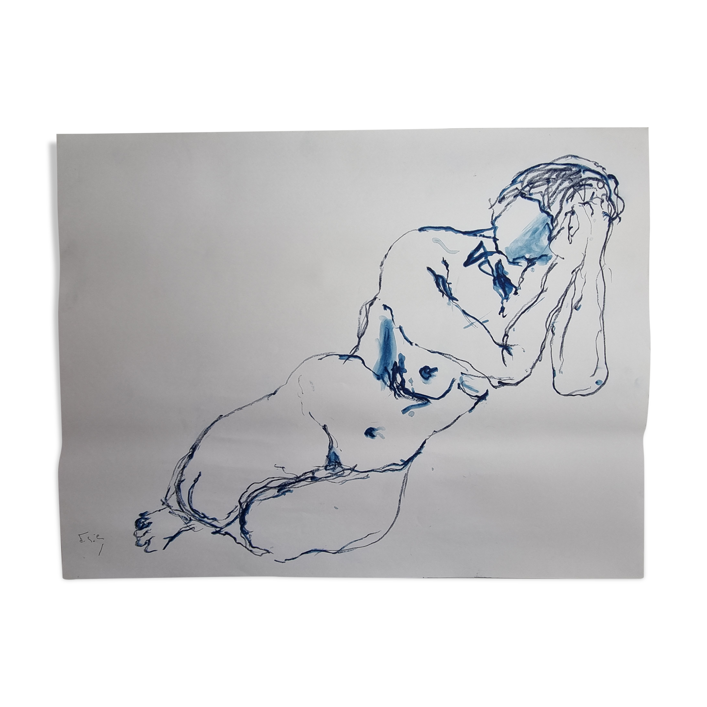 Study of nude 03, school of Paris, twentieth century