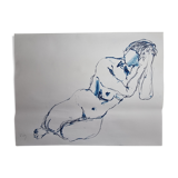 Study of nude 03, school of Paris, twentieth century