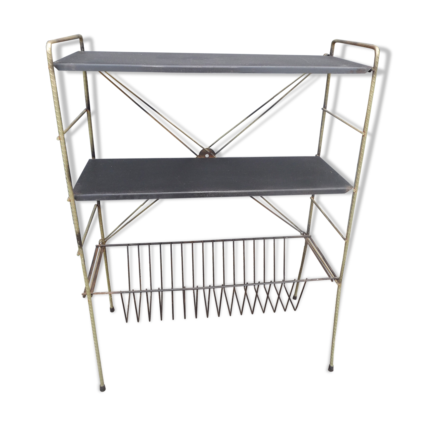 Tomado 60' vintage vintage indus stand shelf