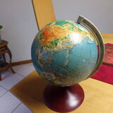 Polish 1960 terrestrial globe
