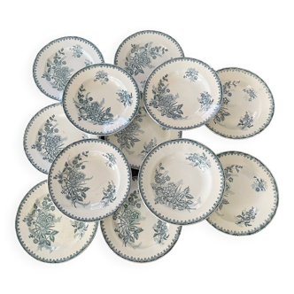12-piece “Terre de fer” service, Margot model