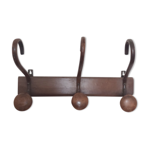 Porte manteau en bois vintage