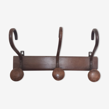 Vintage wooden coat rack