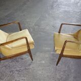 Chair of the 50s/60s vintage Recliner system