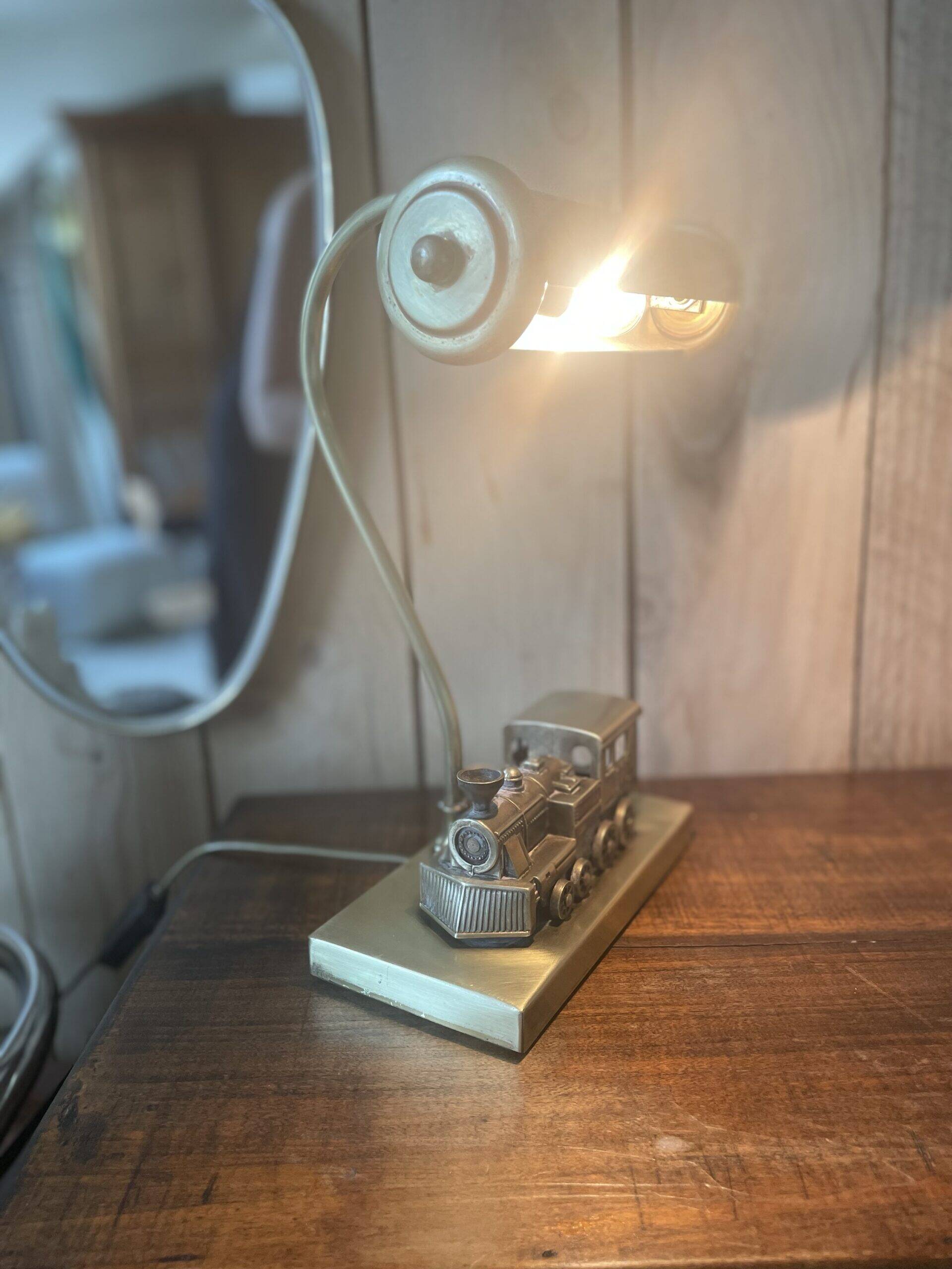 Notary lamp in brass