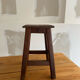 Vintage solid oak stool