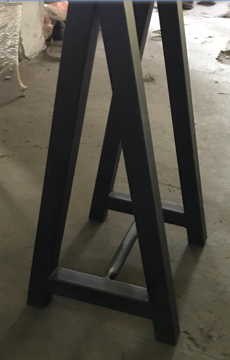 Antique Hungarian Primitive Kitchen Butchers Block Work Bench, circa 1900s