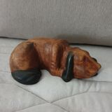 Chien en bois