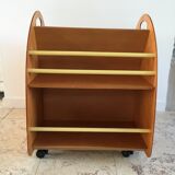 Library on vintage wheels