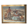 Painting "return from fishing", oil on panel, flory roland ca 1945