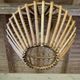 Large vintage pendant light in bamboo and rattan, circa 1960's
