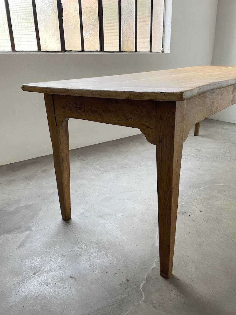 Oak farm table 220 cm