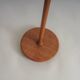 Teak floor lamp with 2 lampshades by Domus