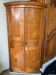 High corner unit in cherry wood – curved doors – Brémond model – invoice