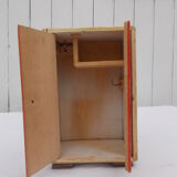 Vintage doll cabinet