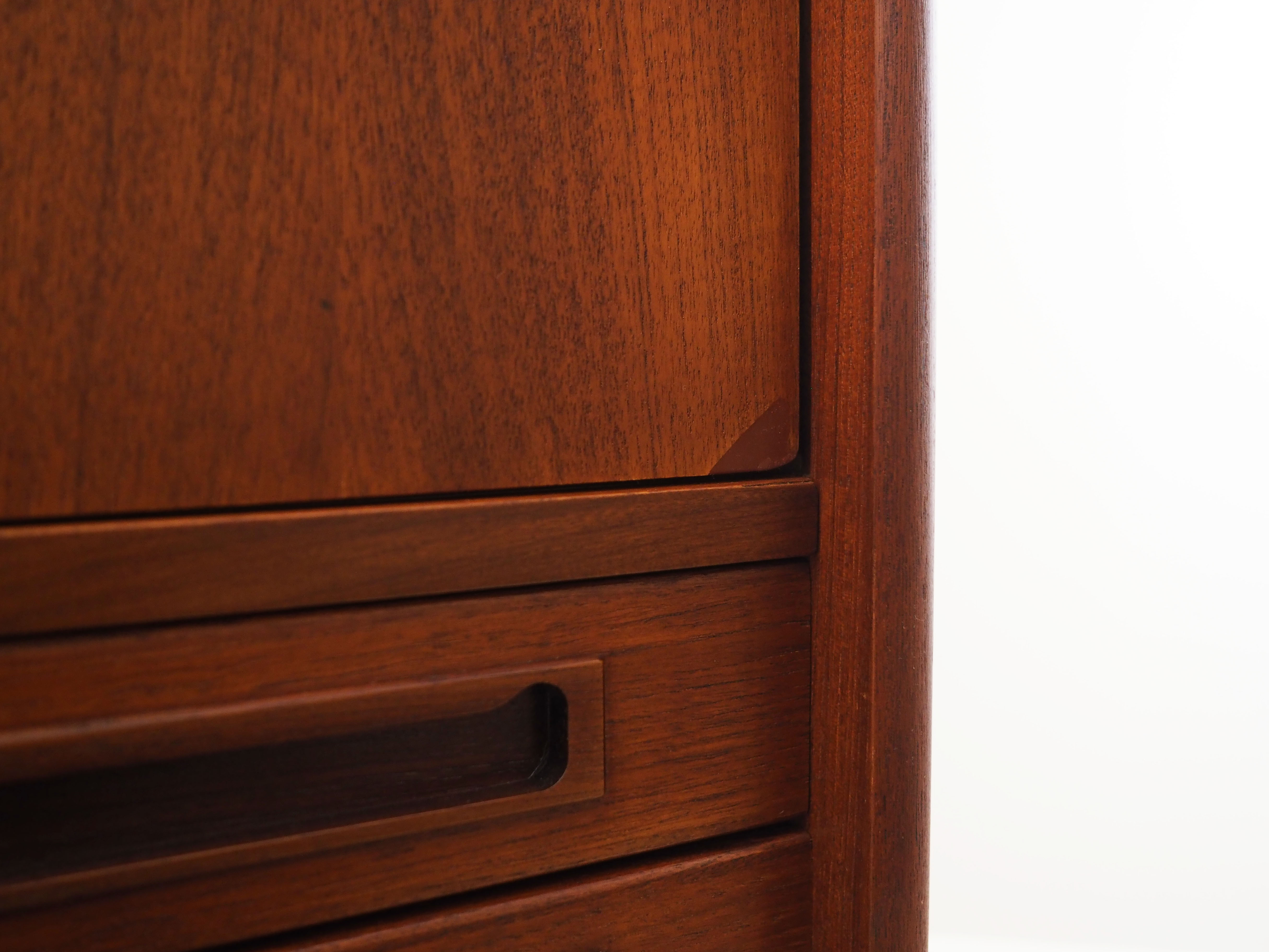 Teak highboard, Danish design, 1960s, Denmark