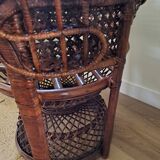 Emmanuelle rattan armchair