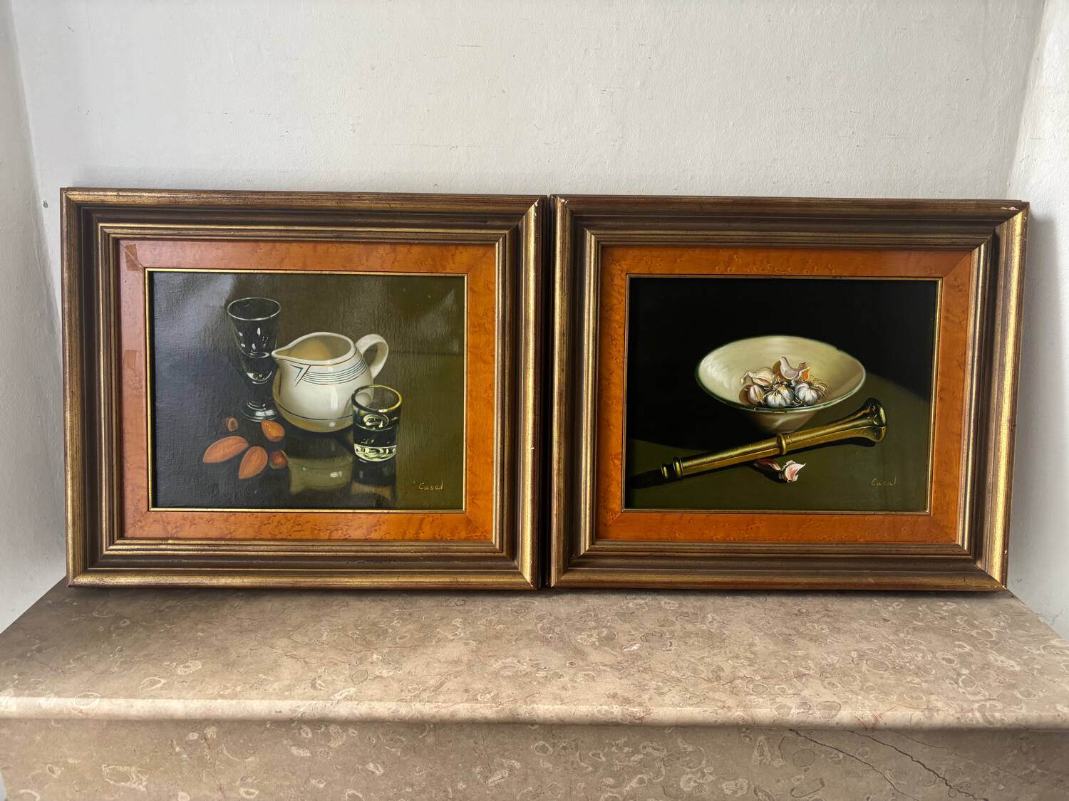 Still lifes signed Casal