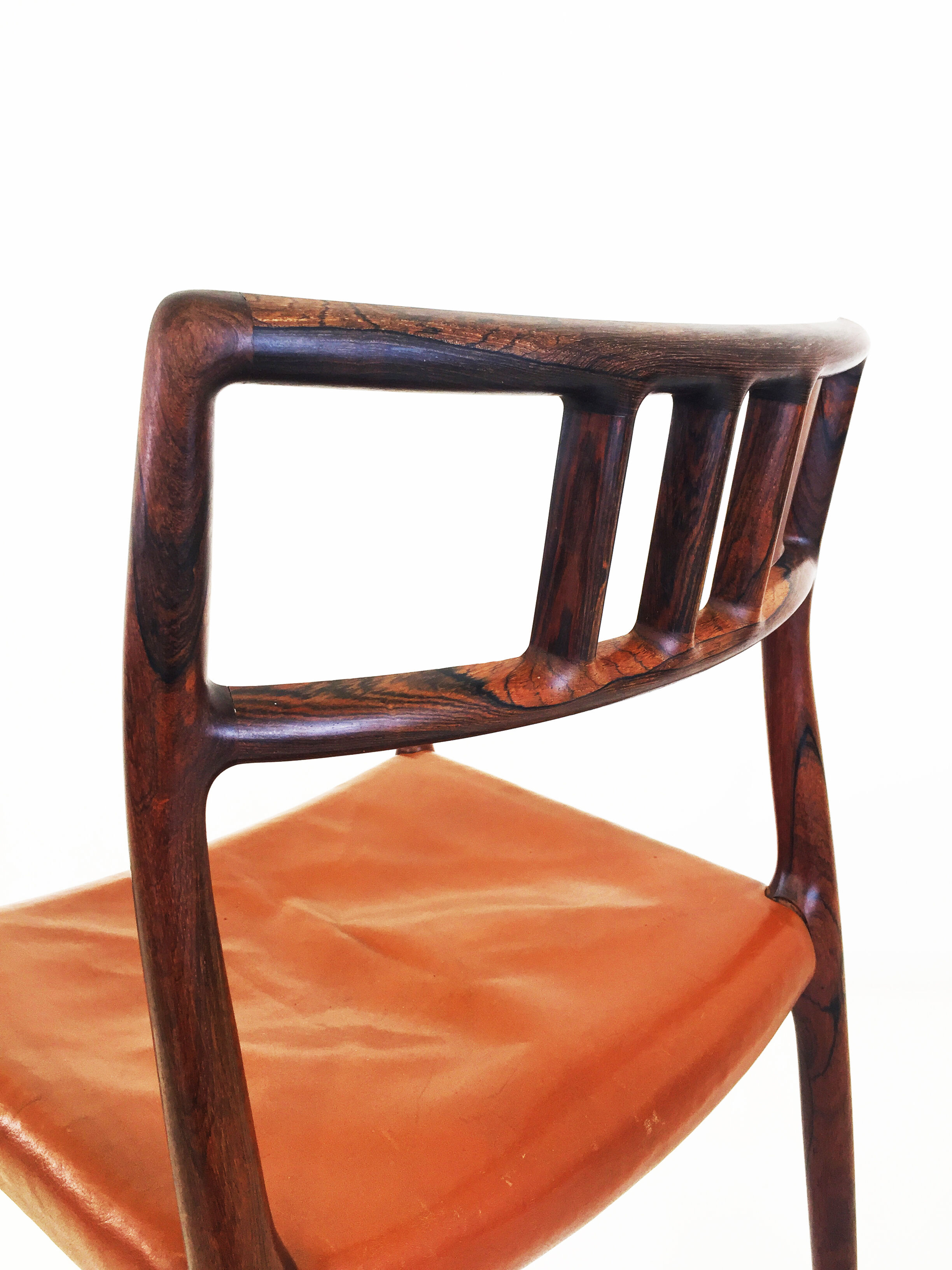 Niels Otto Moller model 79  rosewood dinning chairs