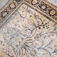 Handmade antique prayer Indo-Moktasham rug 4' x 6.2' (122cm x 189cm) 1880s